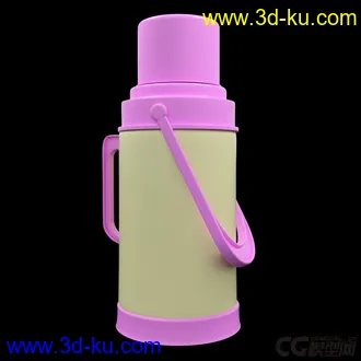 3D打印模型暖壶（暖水瓶）的图片