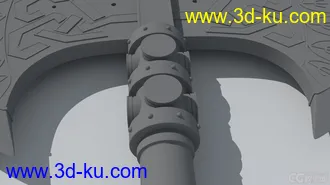 3D打印模型斧子的图片