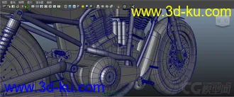 3D打印模型摩托的图片