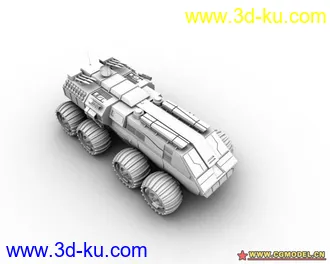 3D打印模型战车的图片