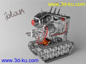 3D打印模型战斗机器人的图片