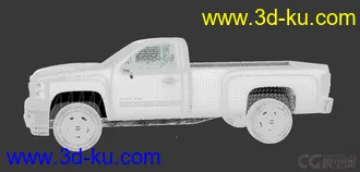 3D打印模型雪佛兰 chevrolet silverado 重型皮卡的图片