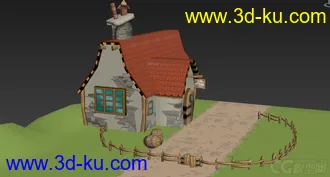 3D打印模型可用式虚拟现实卡通小场景的图片