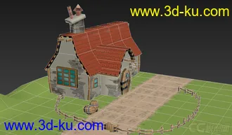 3D打印模型可用式虚拟现实卡通小场景的图片
