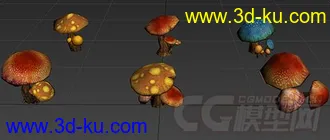 3D打印模型蘑菇的图片