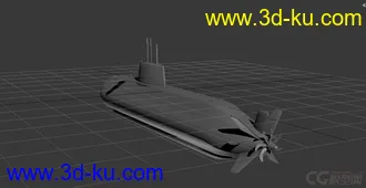 3D打印模型214级潜艇   u214 德国制造的图片