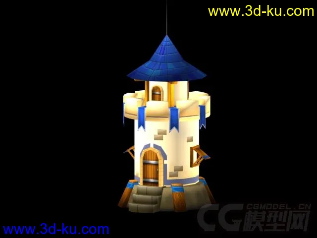 一个塔防的塔楼模型的图片1