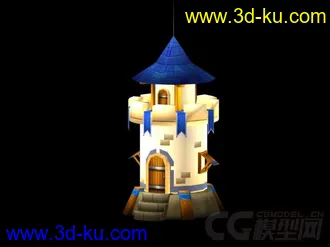 3D打印模型一个塔防的塔楼的图片