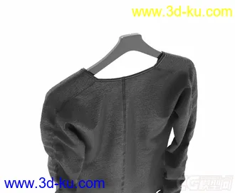 3D打印模型灰色羊毛衫的图片