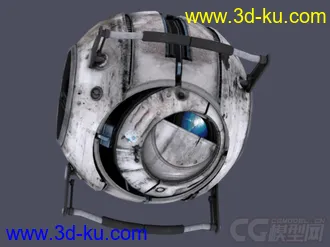 3D打印模型福利_人工智能机器人Wheatley的图片