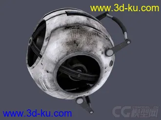 3D打印模型福利_人工智能机器人Wheatley的图片