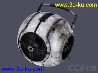 3D打印模型福利_人工智能机器人Wheatley的图片