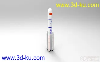 3D打印模型中国长征九号运载火箭的图片