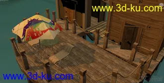 3D打印模型房子场景的图片