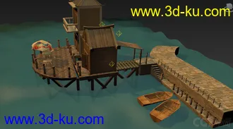 3D打印模型房子场景的图片