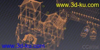 3D打印模型房子场景的图片