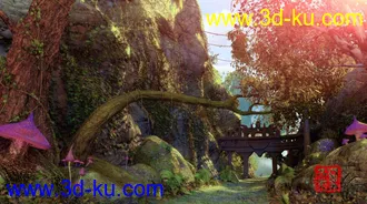 3D打印模型自然场景的图片