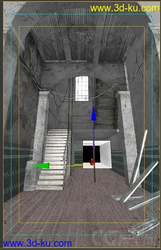 3D打印模型鼓楼过道的图片