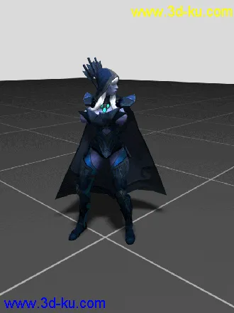 3D打印模型DOTA2卓尔游侠射击动画（无特效）的图片