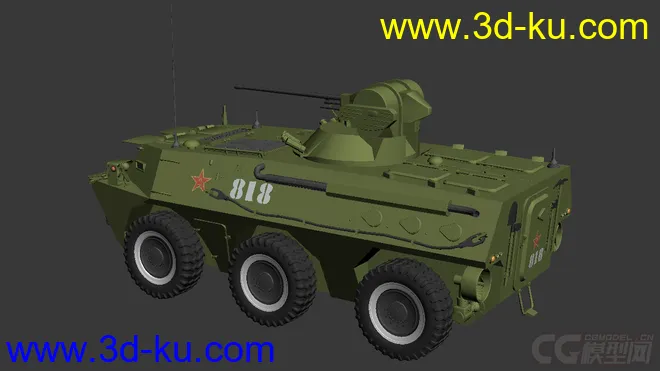 解放军zsl92轮式步兵战车模型的图片2