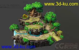 CG模型网首发《长江七号》3.4G全套场景模型合集下载的图片