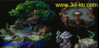 CG模型网首发《长江七号》3.4G全套场景模型合集下载的图片