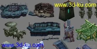 CG模型网首发《长江七号》3.4G全套场景模型合集下载的图片