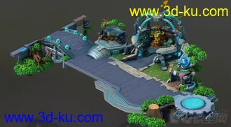 CG模型网首发《长江七号》3.4G全套场景模型合集下载的图片