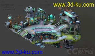 CG模型网首发《长江七号》3.4G全套场景模型合集下载的图片