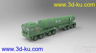 3D打印模型东风 31A导弹的图片
