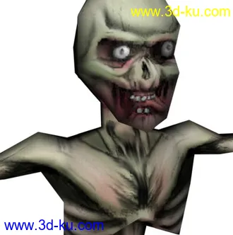 3D打印模型[MAX]卡通风格僵尸X2的图片