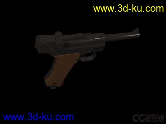 3D打印模型经典手枪的图片