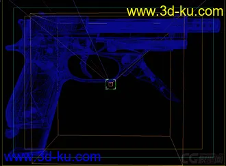 3D打印模型复古小手枪的图片