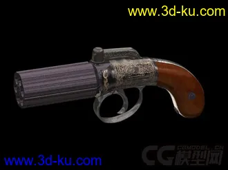 3D打印模型复古经典枪械免费下载的图片