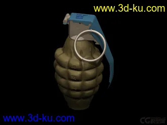 3D打印模型手榴弹的图片