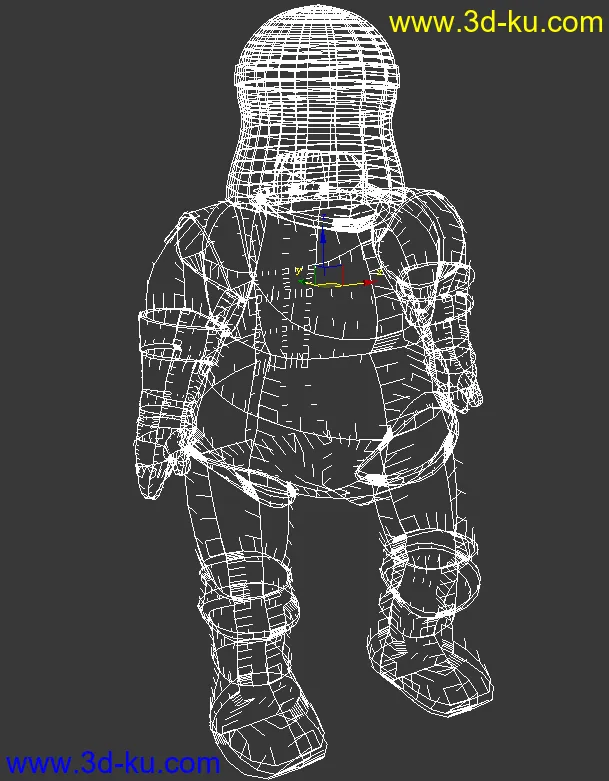 战士、武士3D动画模型，含材质贴图。的图片2