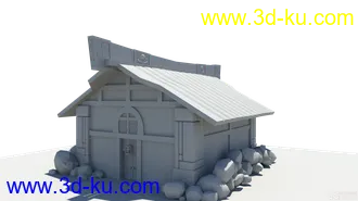 3D打印模型一间小房子的图片