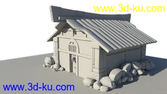 3D打印模型一间小房子的图片