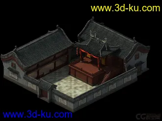 3D打印模型戏台 戏院 舞台的图片