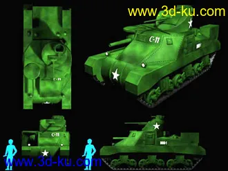 3D打印模型[MAX]M-3 "LEE"式坦克的图片