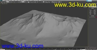 影视级高精度写实山体模型场景 雪山场景 地形的图片