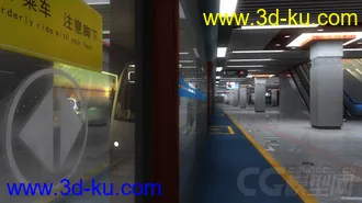 3D打印模型西安地铁站的图片