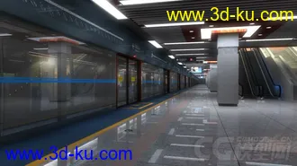 3D打印模型西安地铁站的图片