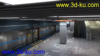 3D打印模型西安地铁站的图片