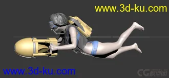 3D打印模型潜水员的图片