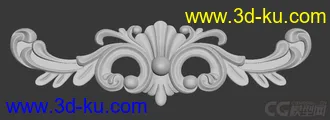 3D打印模型一个欧式雕花的图片