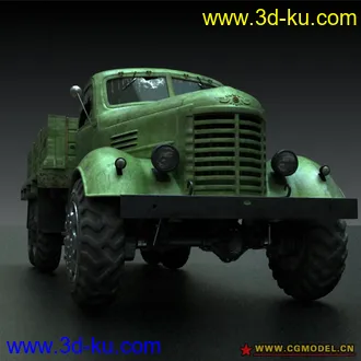 3D打印模型解放大卡的图片