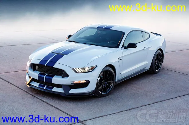 福特野马谢尔比 gt350r 2016 汽车模型的图片1