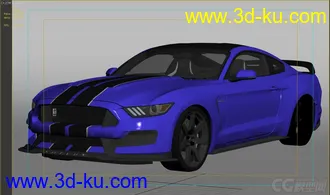 福特野马谢尔比 gt350r 2016 汽车模型的图片