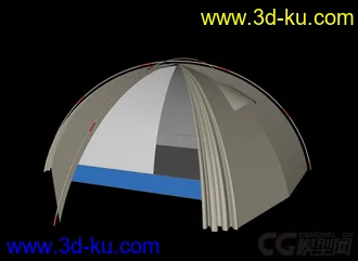 3D打印模型旅行帐篷 露营帐篷 野营帐篷的图片